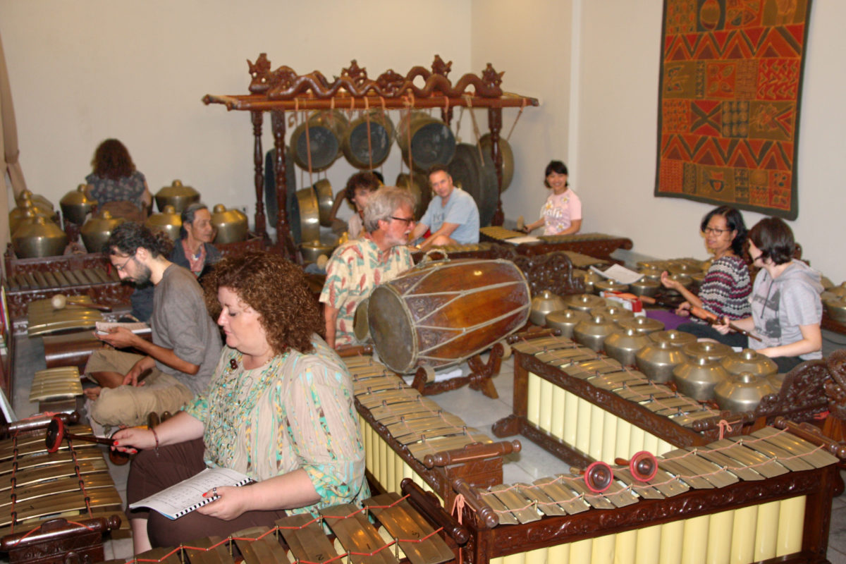 The Gamelan Group: All Nationalities, Ages and Motives Welcome