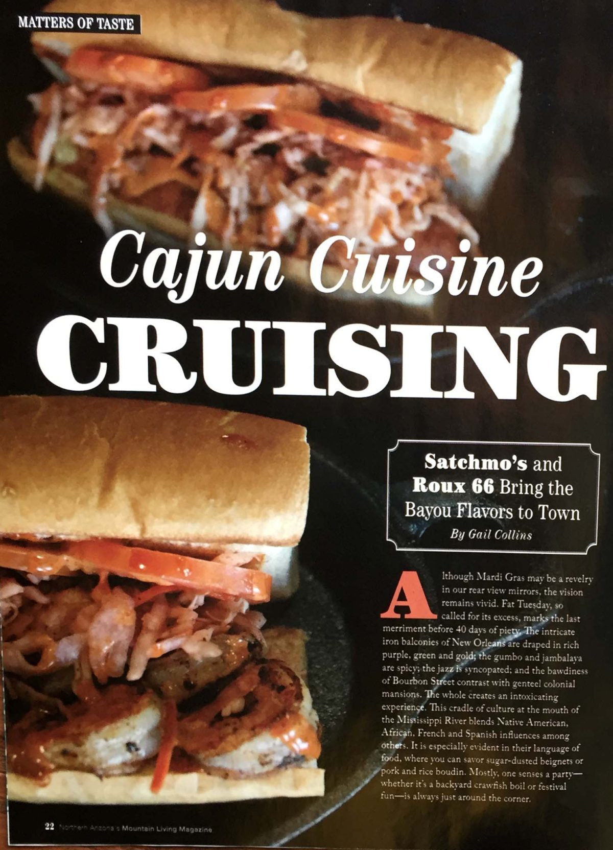 Cajun Cuisine Cruising